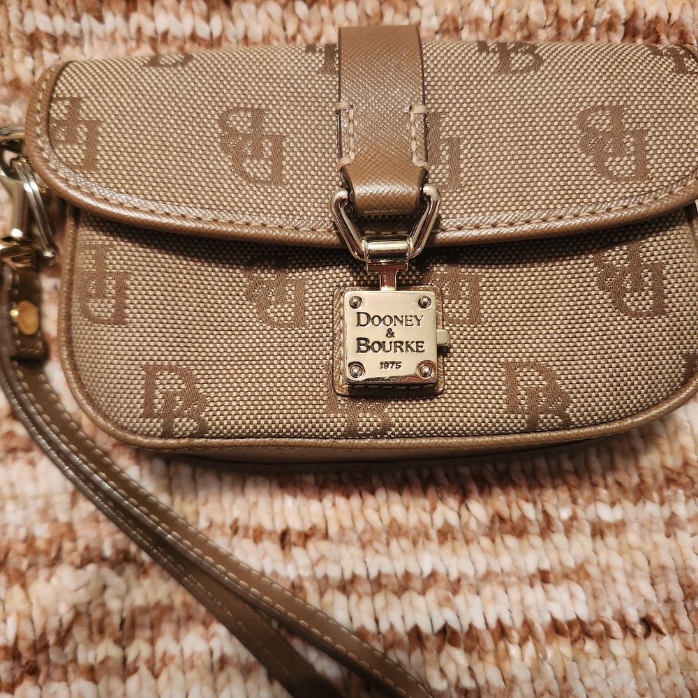 Dooney & Bourke Brown Wristlet